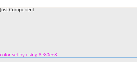 The selected color in aem color picker